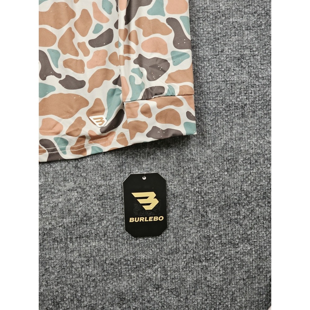 Burlebo Men's Performance Hoodie Size Medium Bayside Camo - Picture 3 of 5